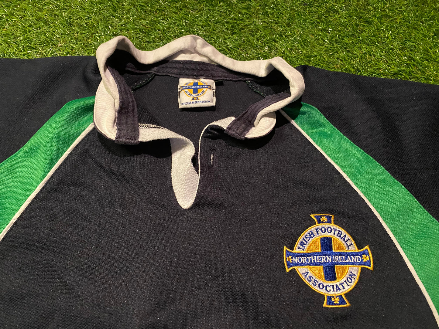 Northern Ireland Ulster Football Medium Mans Heavier Rugby Style Jersey