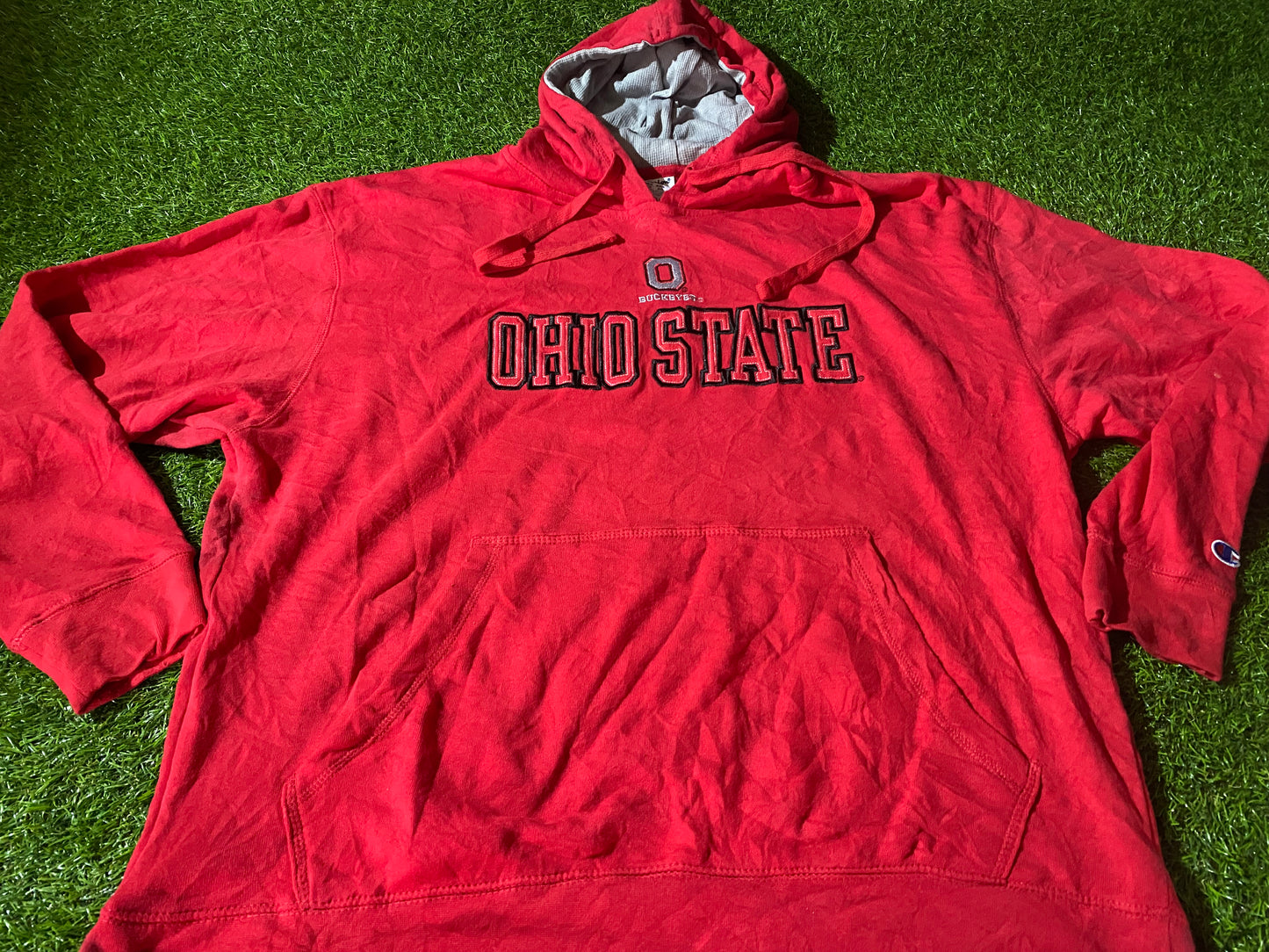 Ohio State USA United States of America XL Extra Large Mans Champion Made Hoody Hooded Top