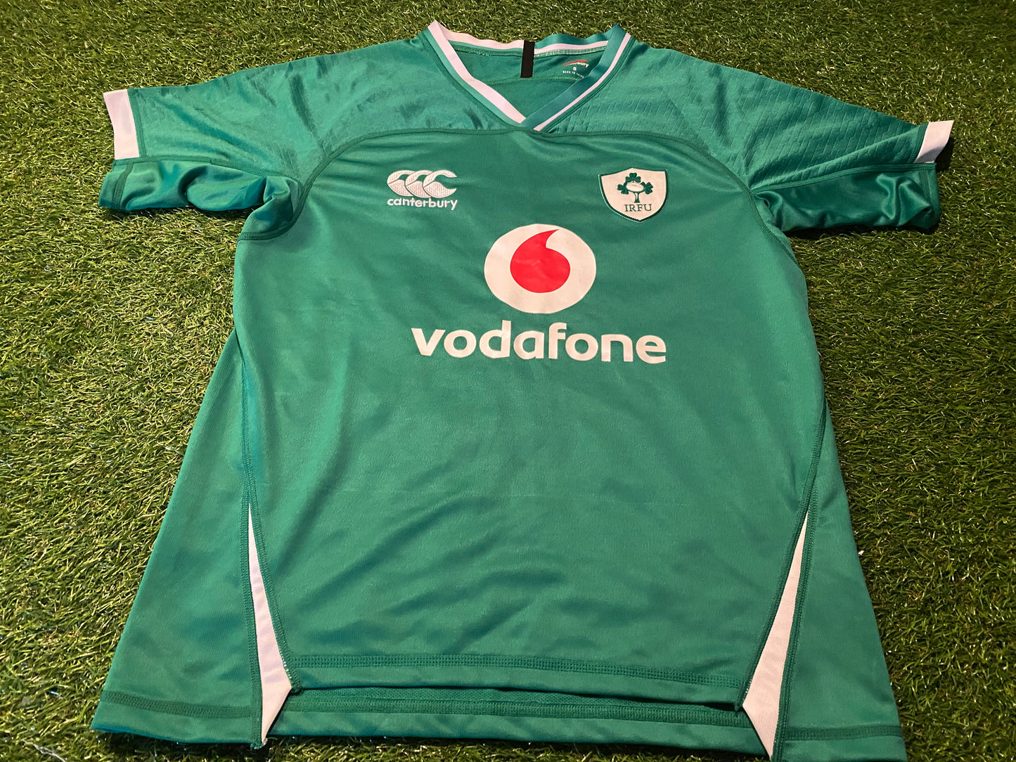 Ireland IRFU Irish Eire Rugby Union Football Small mans CCC made Home Jersey