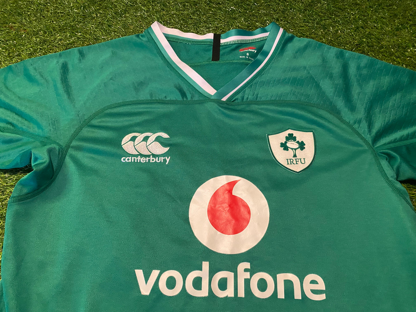 Ireland IRFU Irish Eire Rugby Union Football Small mans CCC made Home Jersey