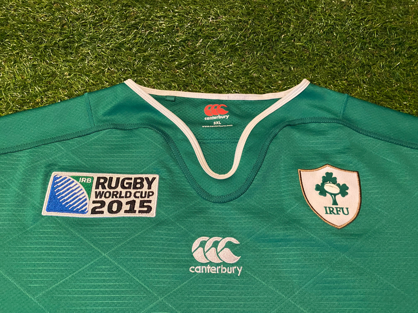 Ireland IRFU Eire Irish Rugby Union Football Rare Big XXXL 3XL World Cup 2015 CCC Jersey