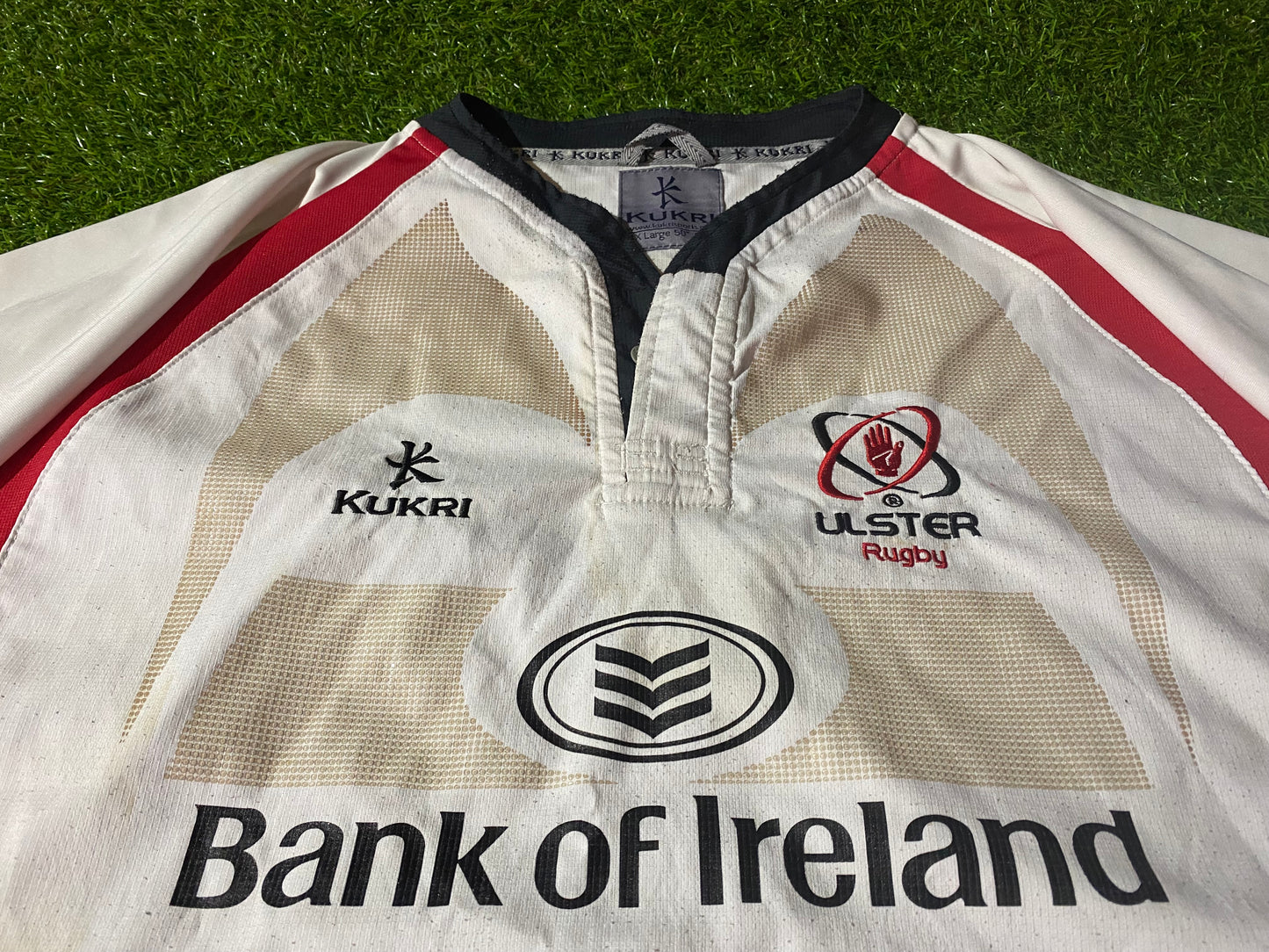 Ulster Northern Ireland Rugby Union Football Big XXXL 3XL Mans Kukri Made Jersey