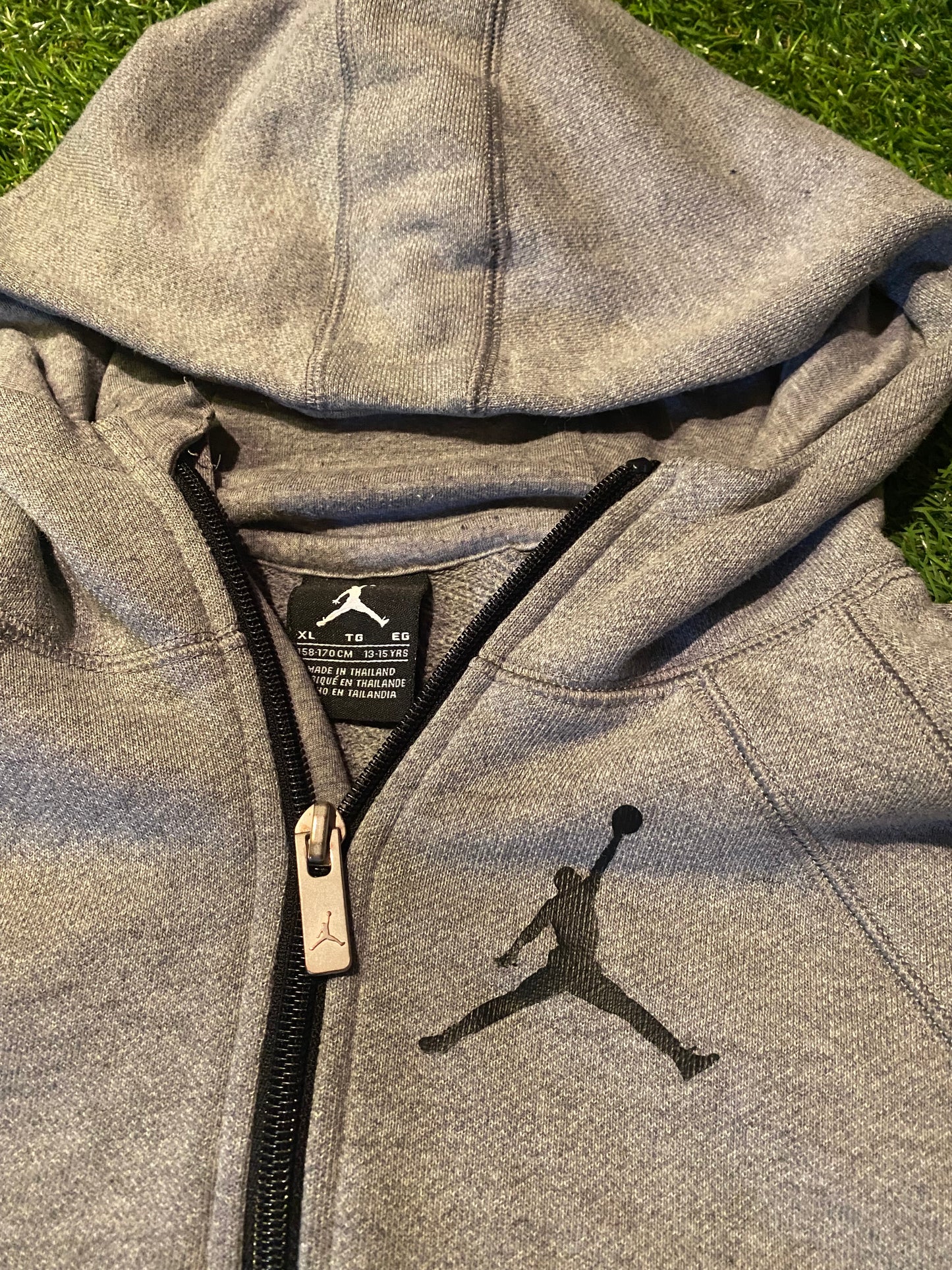 USA NBA Basketball Nike Jordan XL Boys / Youths Full Zip Up Hoody Hooded Top