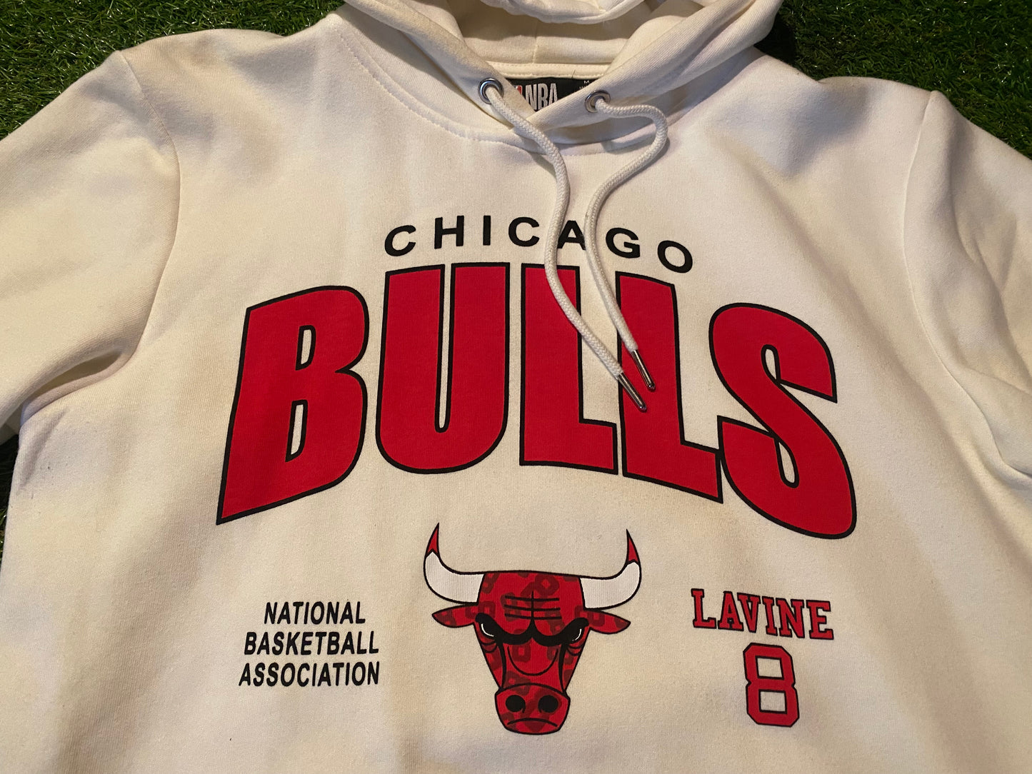 Chicago Bulls USA NBA Basketball Medium Mans Lavine no8 Licensed Hoody Hooded Top