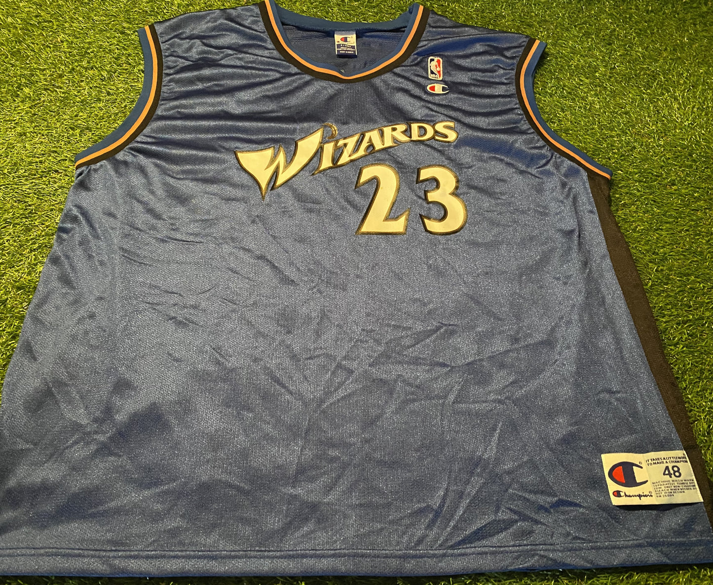 Washington Wizards USA NBA Basketball XL to XXL Mans Jordan no23 Champion Jersey