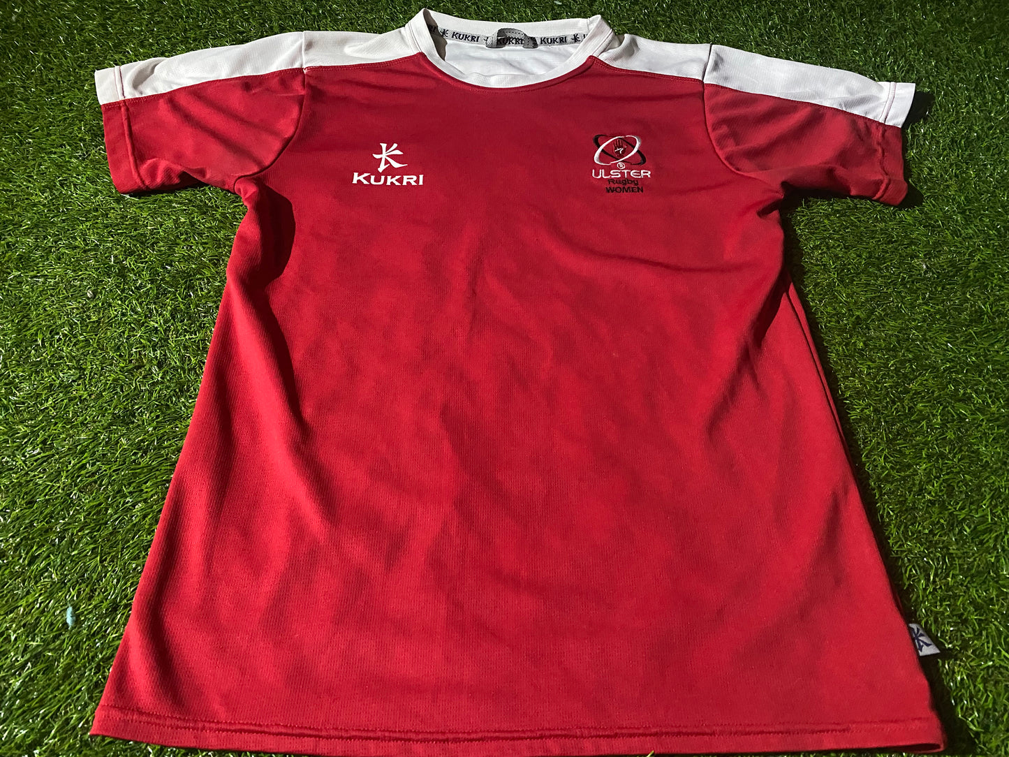 Ulster Womans Rugby Union Football Females Size 14-16 Kukri Made Leisure Jersey