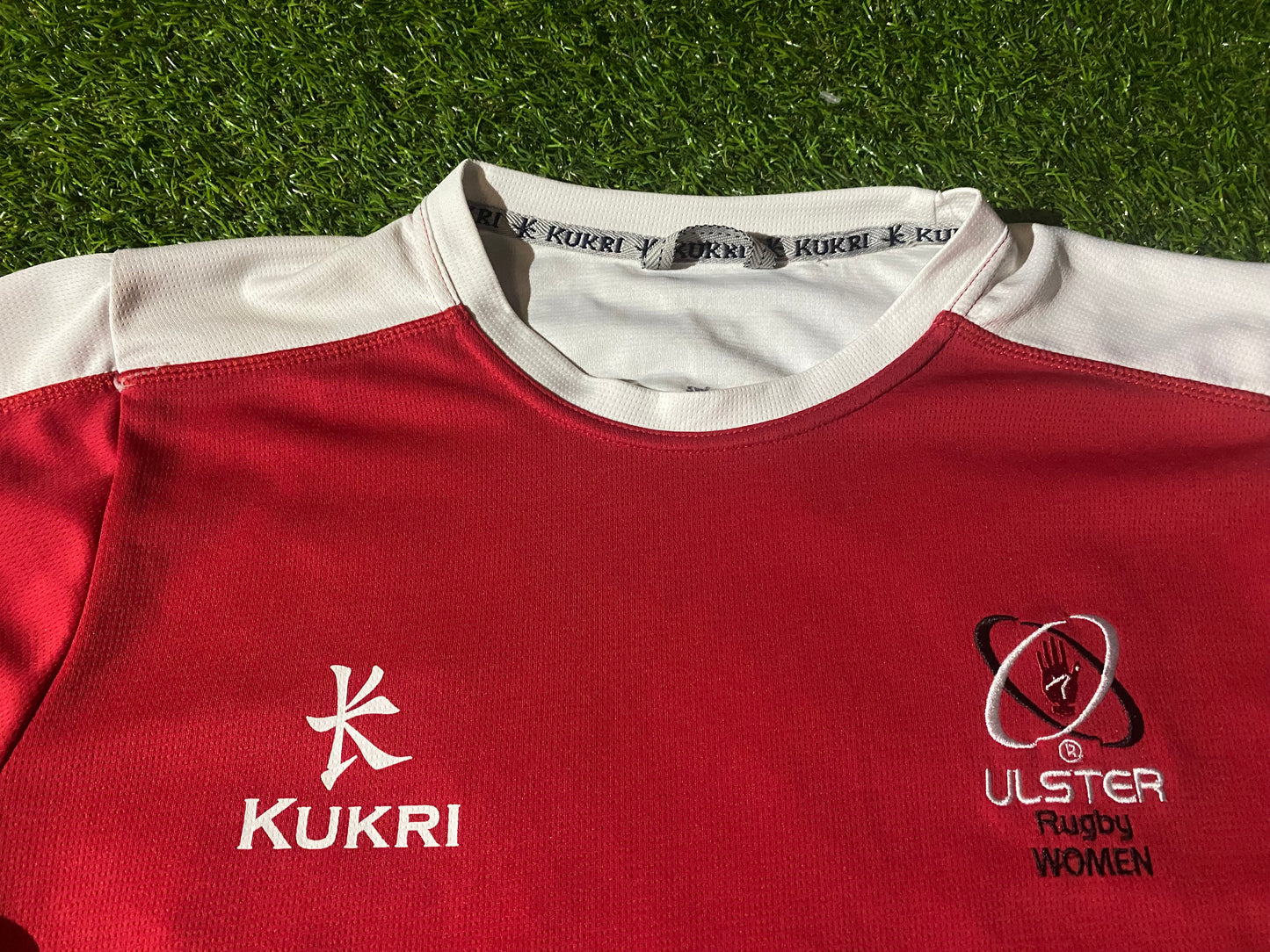 Ulster Womans Rugby Union Football Females Size 14-16 Kukri Made Leisure Jersey