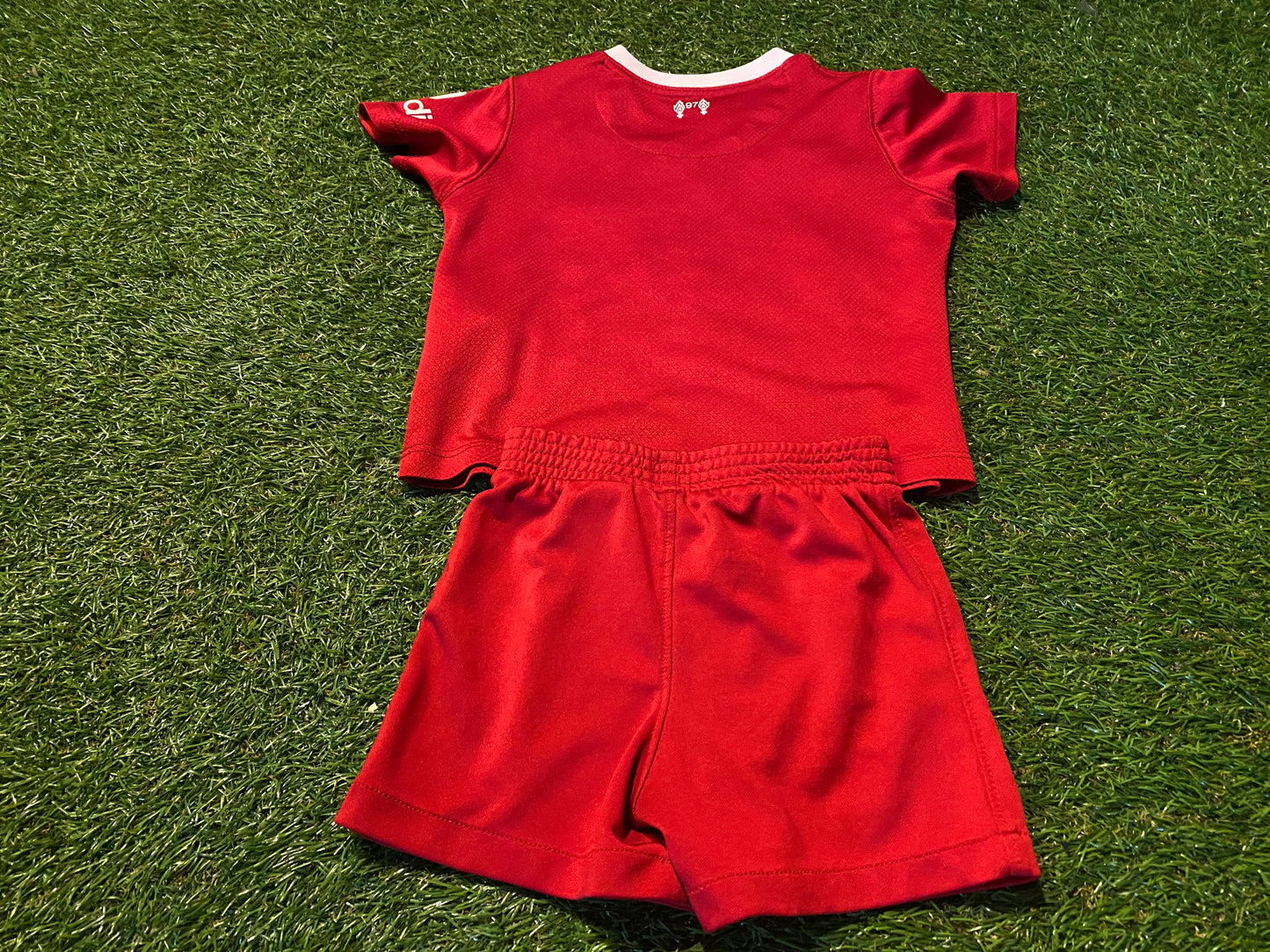 Liverpool FC England Football Baby 12-18 Month Size 80-85cm Nike Made Top & Shorts Set