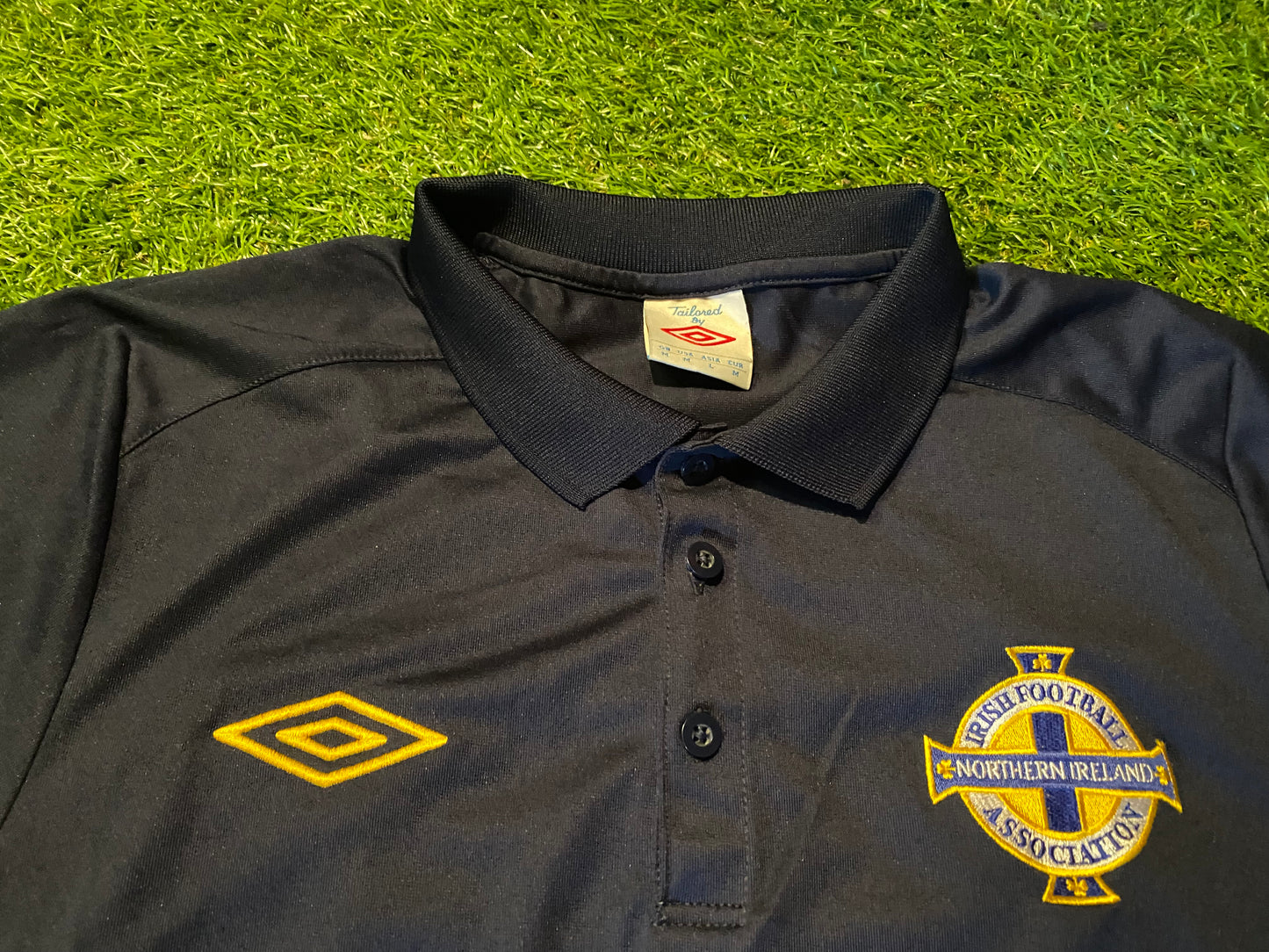 Northern Ireland Football Ulster GAWA Medium Mans Umbro Made Polo Top