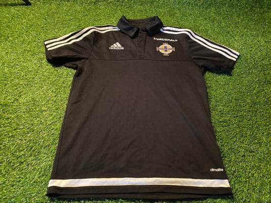 Northern Ireland Football Ulster GAWA Small Mans Adidas Made Polo Jersey