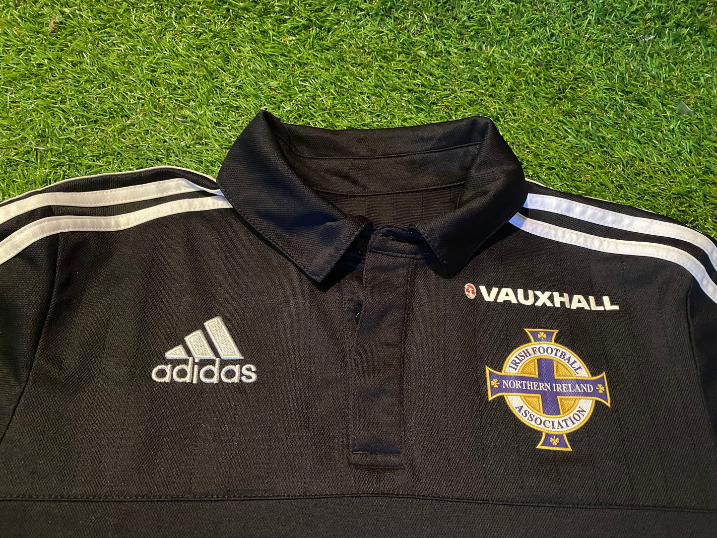 Northern Ireland Football Ulster GAWA Small Mans Adidas Made Polo Jersey