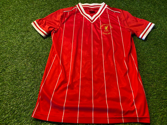 Liverpool FC Soccer Football Large Boys 10-11 Year Old European Cup Final 1984 Jersey