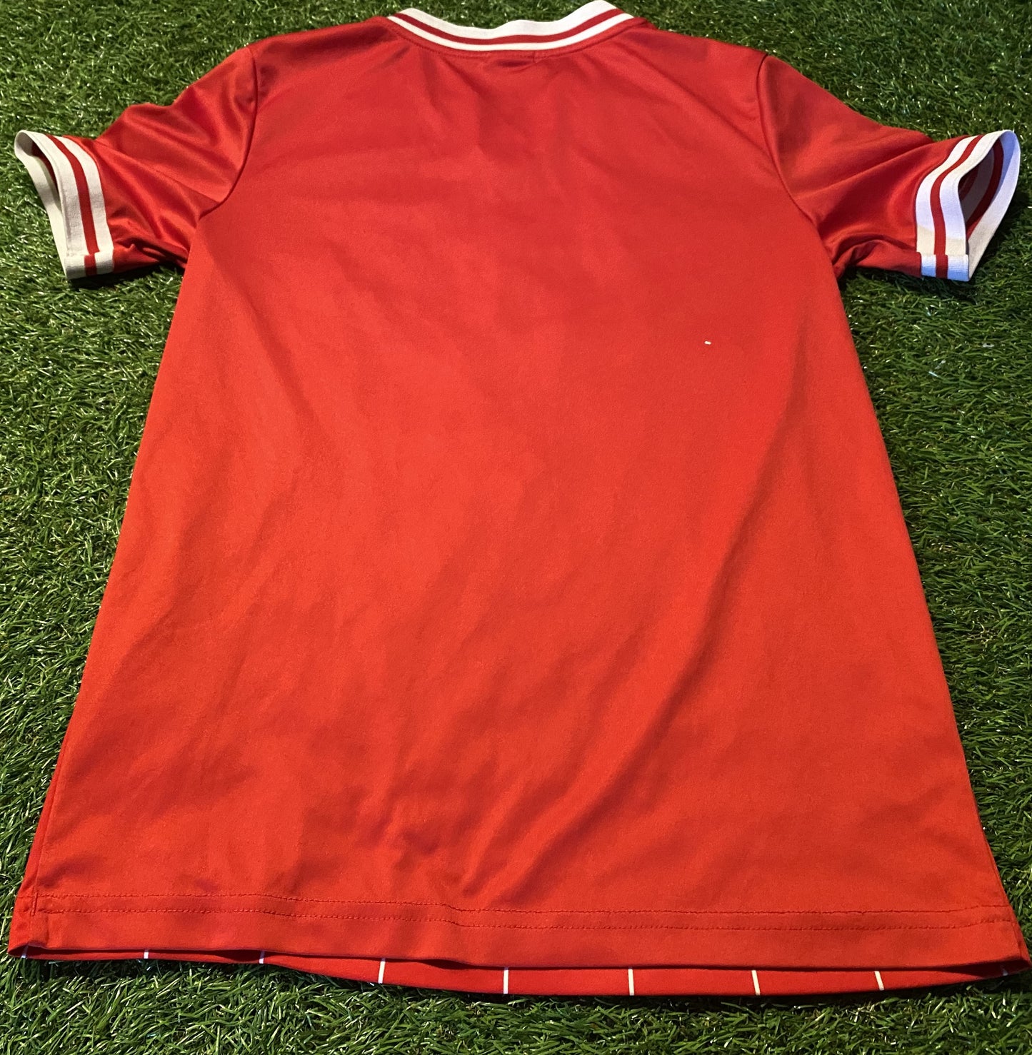 Liverpool FC Soccer Football Large Boys 10-11 Year Old European Cup Final 1984 Jersey