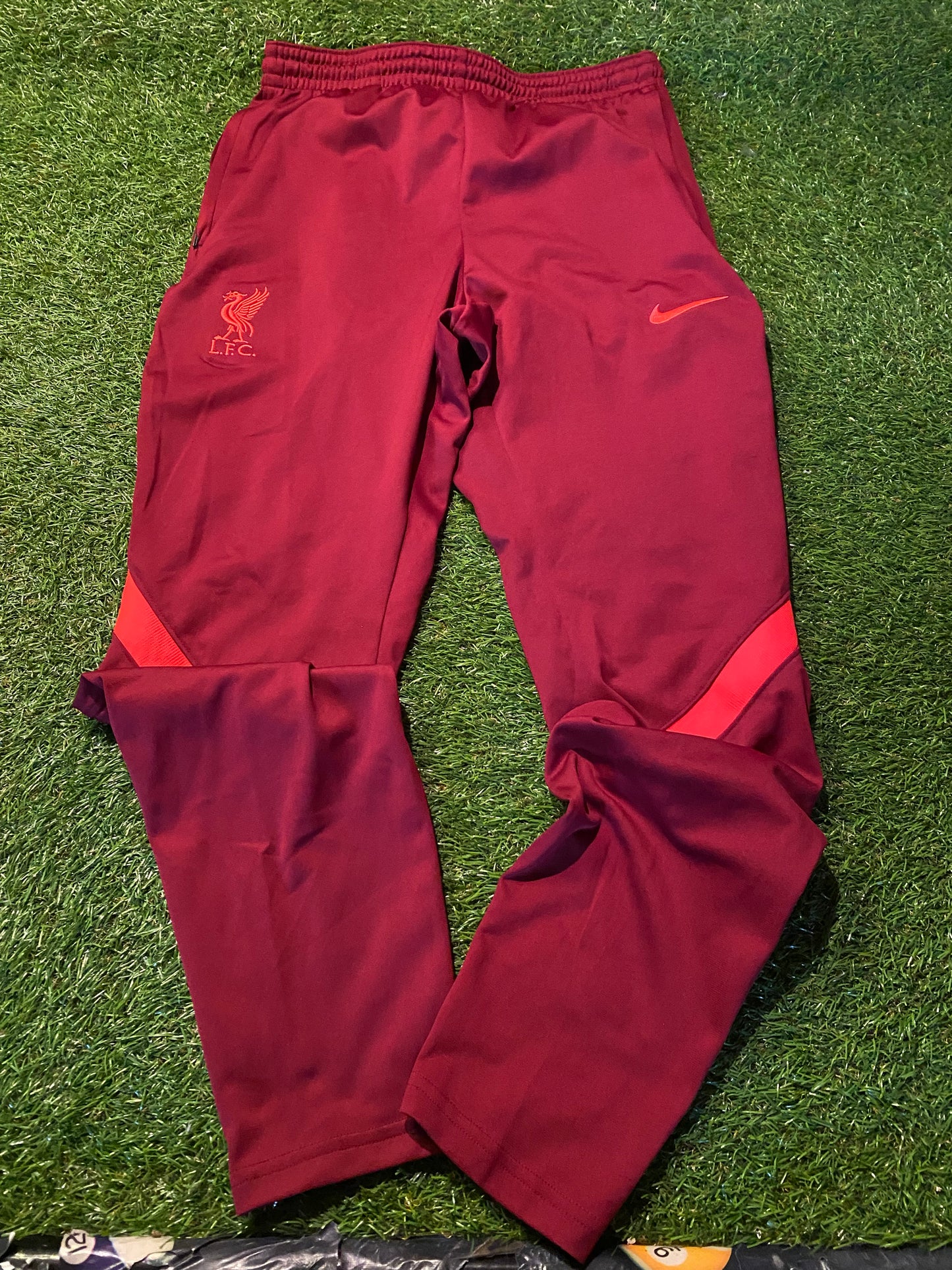 Liverpool FC England Football Medium Mans Tight Fit / Skinny Fit Elasticated Nike Bottoms