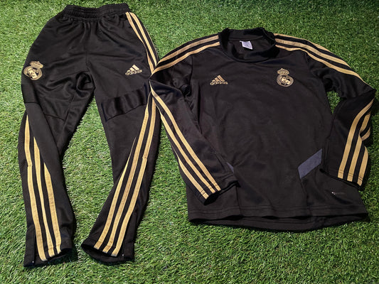 Real Madrid Spain Espana Spanish Medium Boys / Girls 9-10 Year Old Tracksuit Top & Bottoms