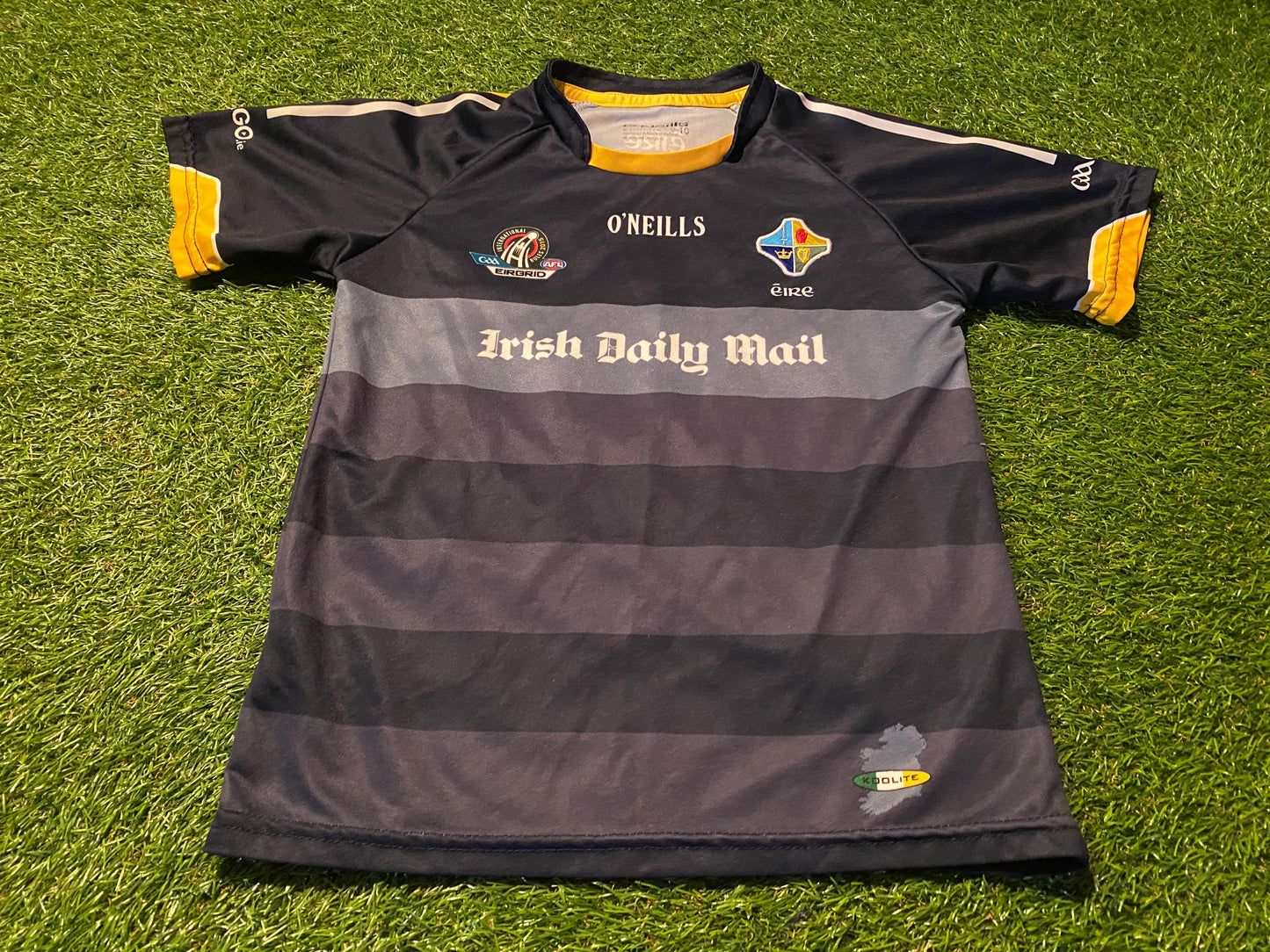 Eire 4 Province GAA Gaelic Football Ireland Irish Kids Medium Boys / Girls 9-10 Year Old Top