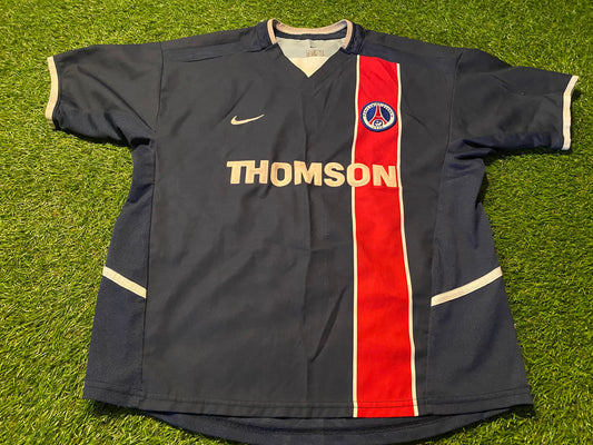 PSG Paris Saint Germain France Soccer Football Youths / XS Mans Vintage 2003 Nike Home Jersey