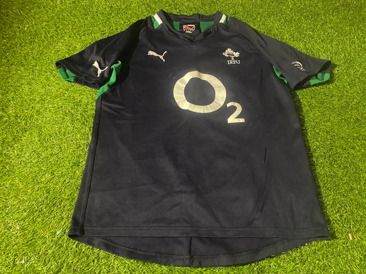 Ireland Eire Irish Rugby Union Large Mans Puma Made Tighter Fit Training Jersey