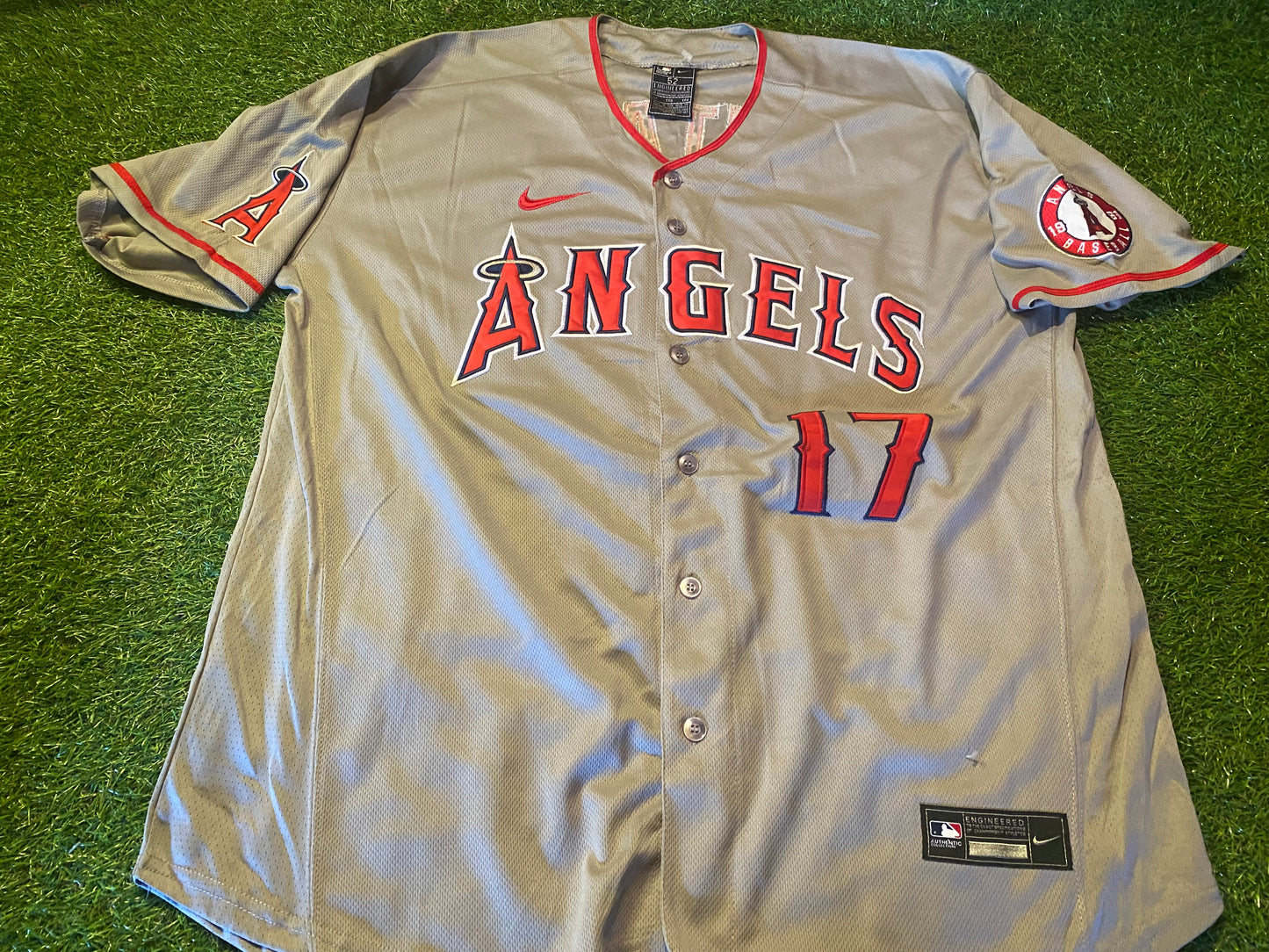 LA Los Angels of Anaheim USA MLB XL Extra Large Mans Nike Vintage Ohtani no17 Jersey