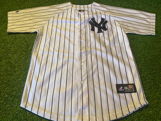 New York Yankee USA MLB Baseball Youths / Small Mans Majestic no2 Jeter Jersey