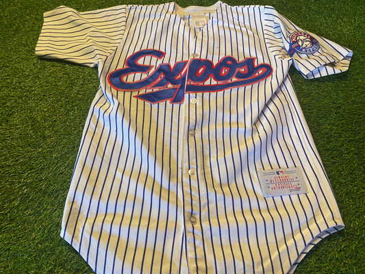 Montreal Expos Canada MLB Baseball Rare Vintage 1993 CCM Made Small Mans Jersey