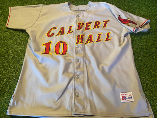 Calvert Hall MLB Baseball USA United States of America Large Mans Rare Vintage no10 Jersey