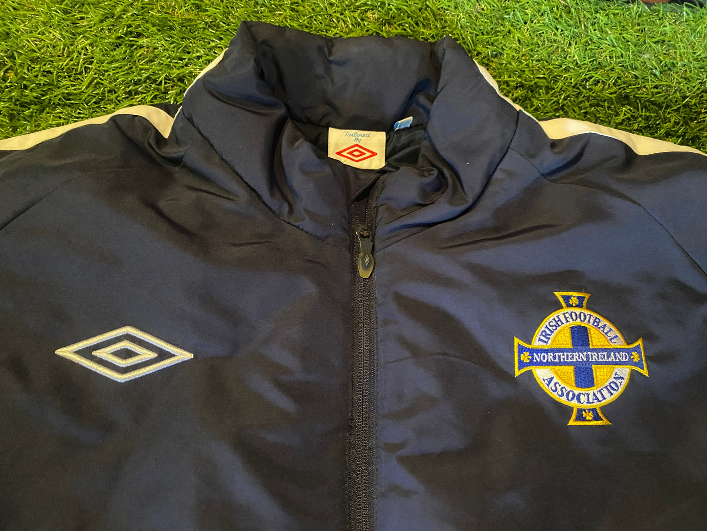 Northern Ireland Football Ulster GAWA Large Mans Padded Umbro Made Winter Coat