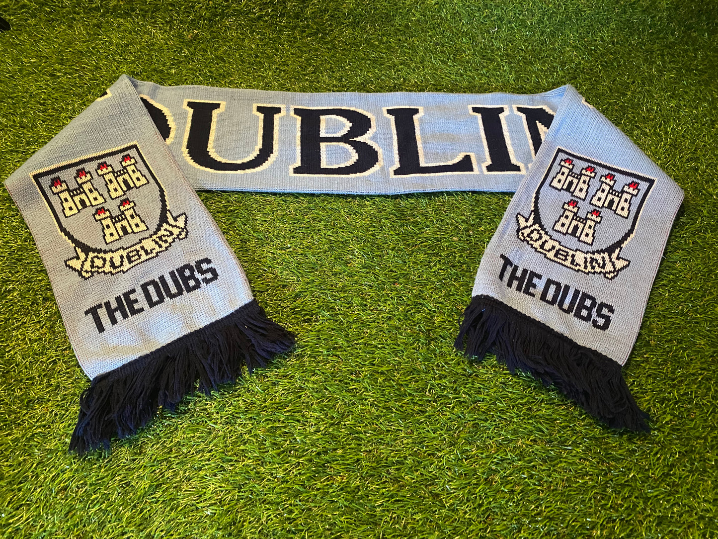 Co Dublin GAA Gaelic Football Hurling Eire Irish Ireland Full Size Adult Scarf Scarves