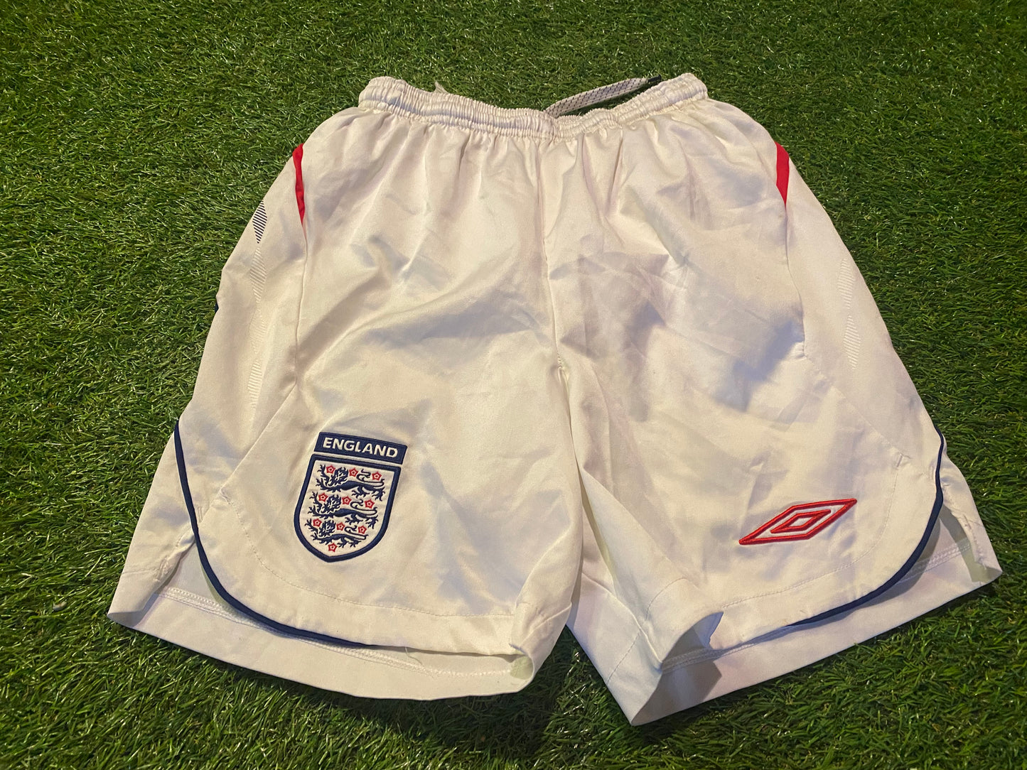 England English Soccer Football Small Mans 2008 Umbro Made Shorts