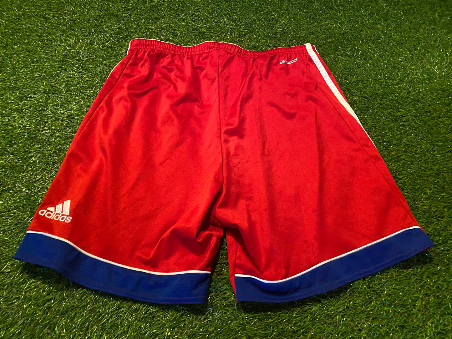 Bayern Munich Munchen German Football Large Mans Rare Vintage Adidas Made Shorts