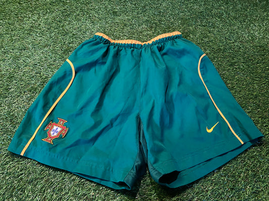 Portugal Portugese Football Small Mans Rare Vintage Nike Made Shorts