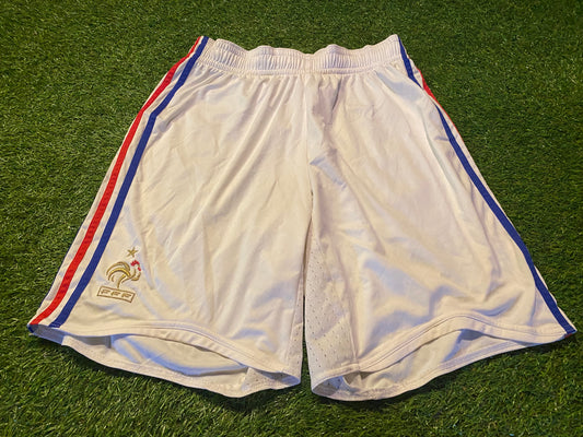 France French FFF Football Soccer Large Mans Rare Vintage Adidas Made 2008 Shorts