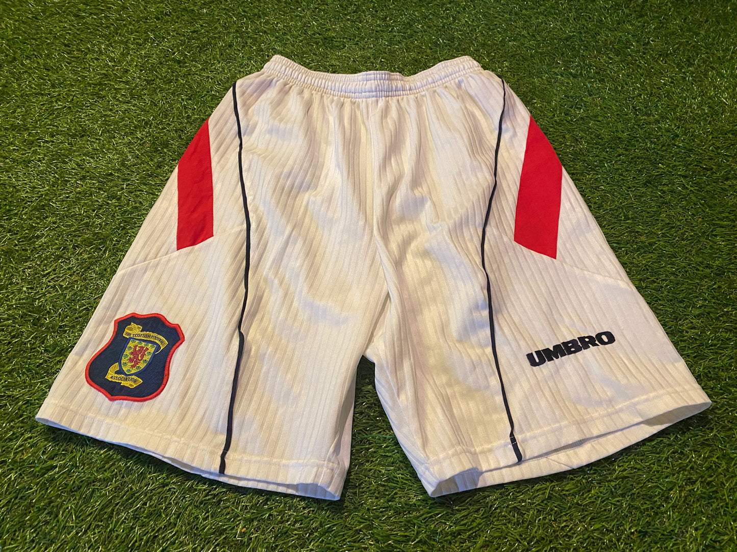 Scotland Scottish Football Small Mans Rare Vintage Umbro Made Shorts