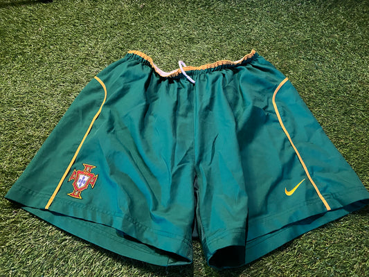 Portugal Portugese Football XL Extra Large Mans Rare Vintage Nike Made Shorts