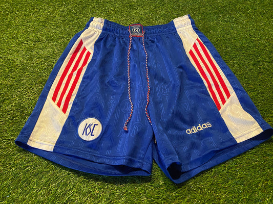 Karlsruher FC German Germany Football Medium Mans Rare Vintage Adidas Made Shorts