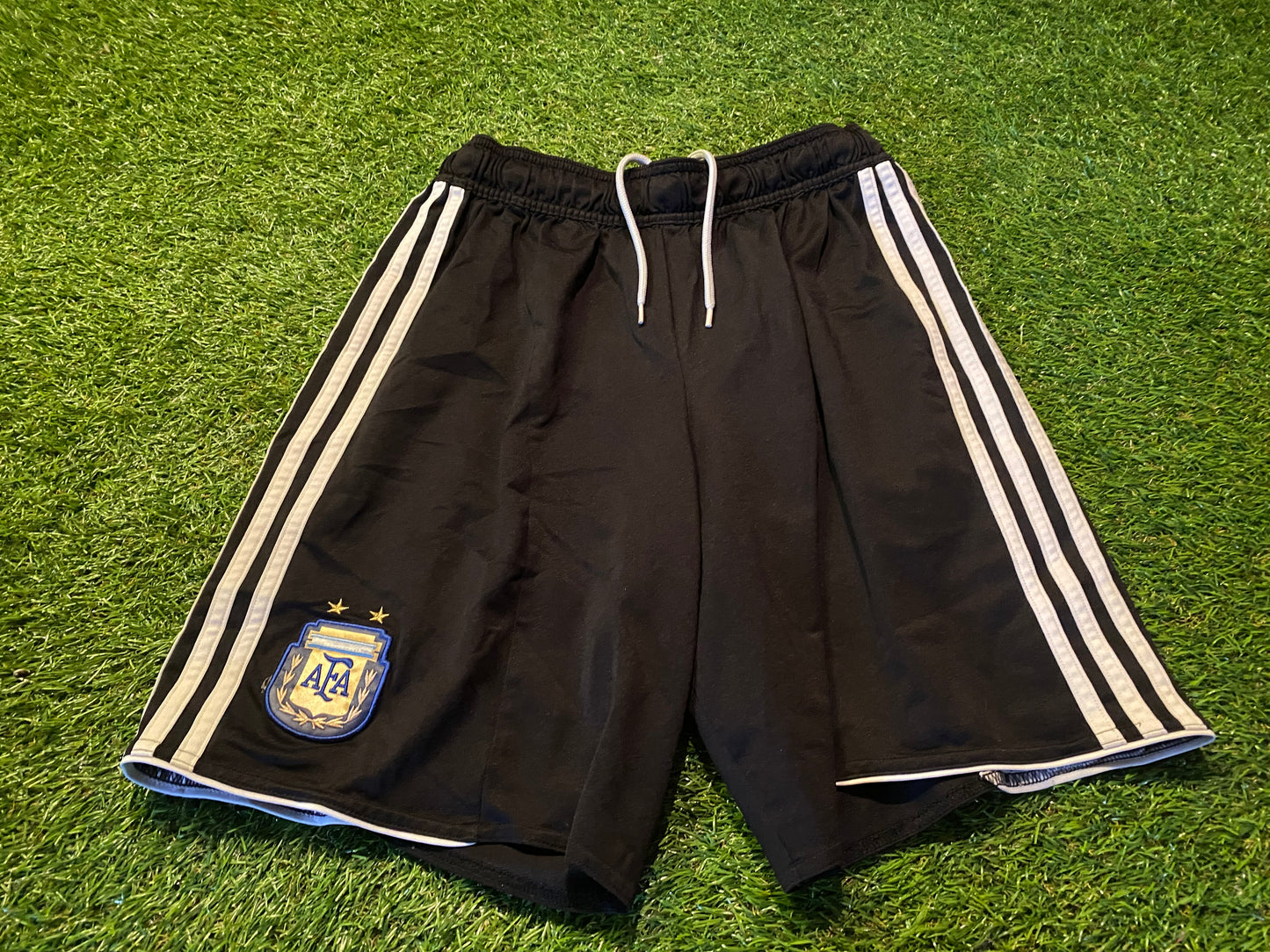 Argentina Soccer Football Medium Mans Adidas Made Shorts