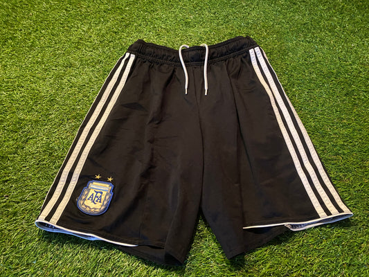 Argentina Soccer Football Medium Mans Adidas Made Shorts