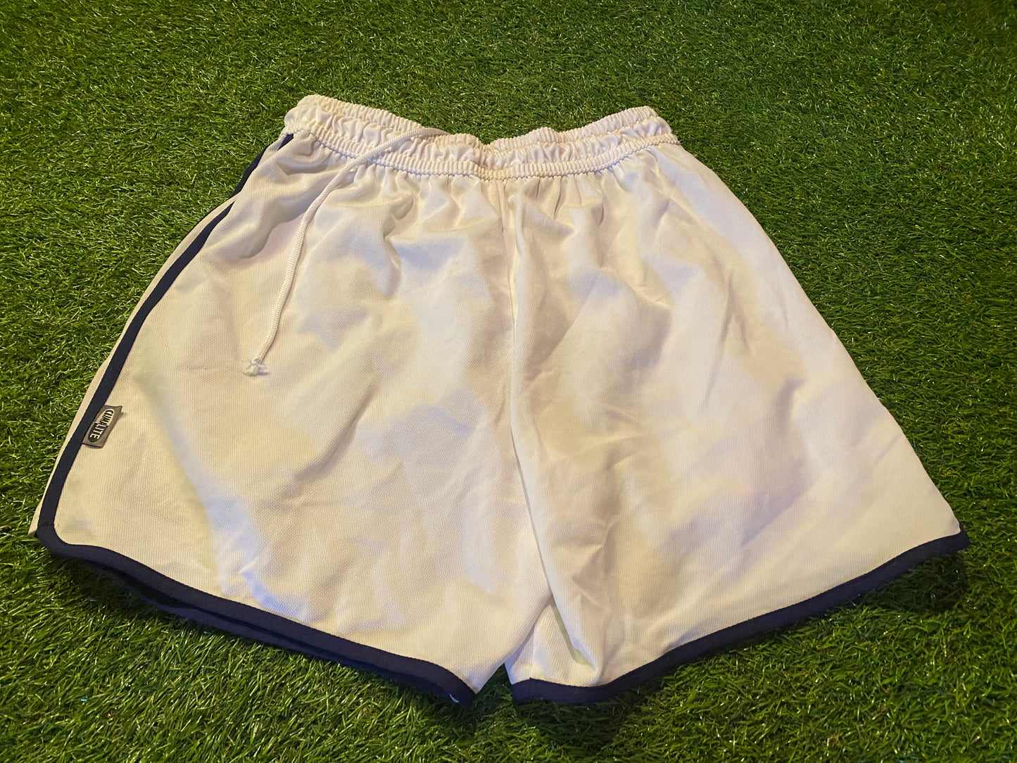 Real Madrid Spain Espana Football Small Mans Rare Vintage Adidas Made Shorts