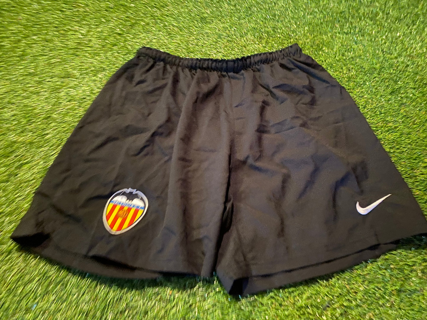 Valencia CF Spain Espana Football Soccer Medium Mans Nike Made Shorts