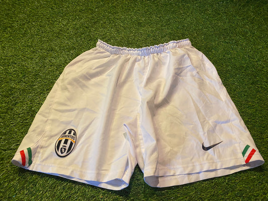 Juventus Italy Serie A Italian Football Small Mans Rare Vintage Nike Made Shorts