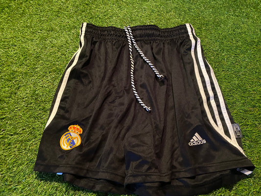 Real Madrid Spain Espana Football Medium Mans Rare Vintage Adidas Made Shorts