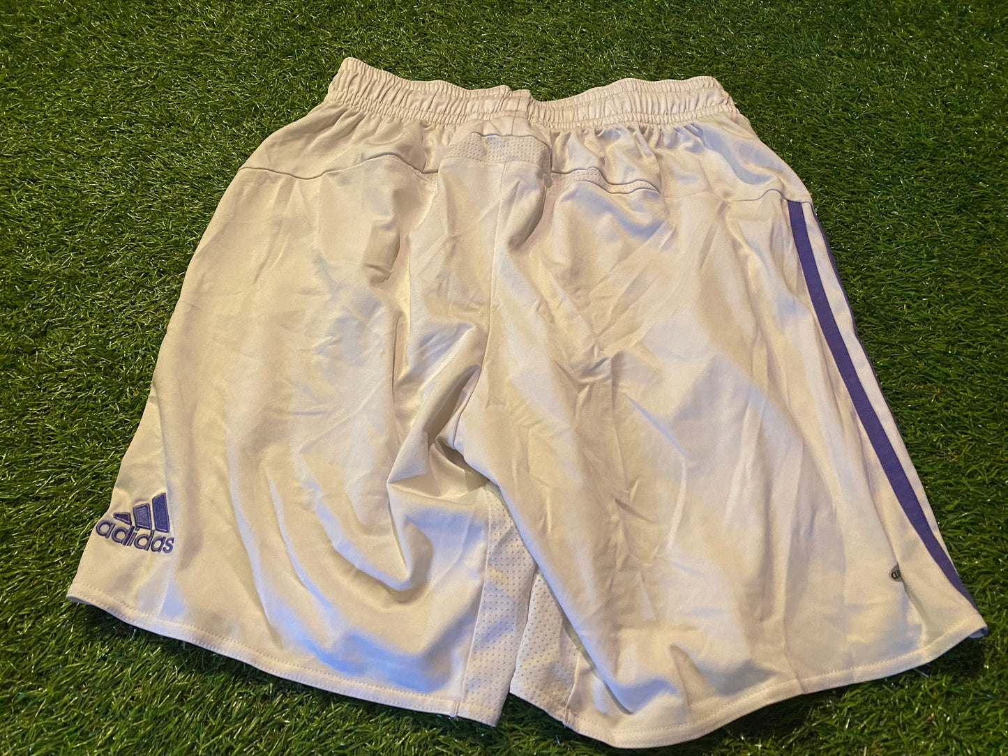 Real Madrid Spain Espana Football Medium Mans Adidas Made Shorts