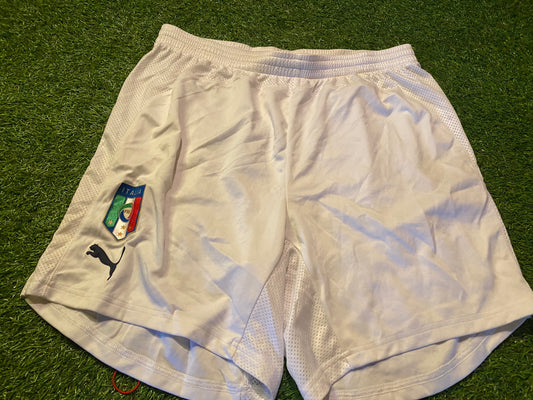 Italy Italian Italia Football Soccer XL Extra Large Mans Puma Made Home Shorts