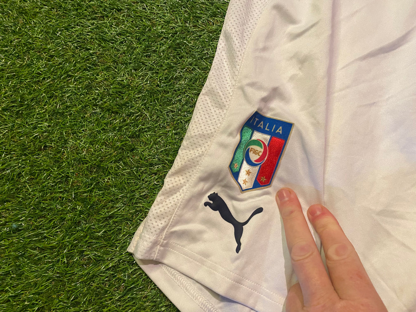 Italy Italian Italia Football Soccer XL Extra Large Mans Puma Made Home Shorts