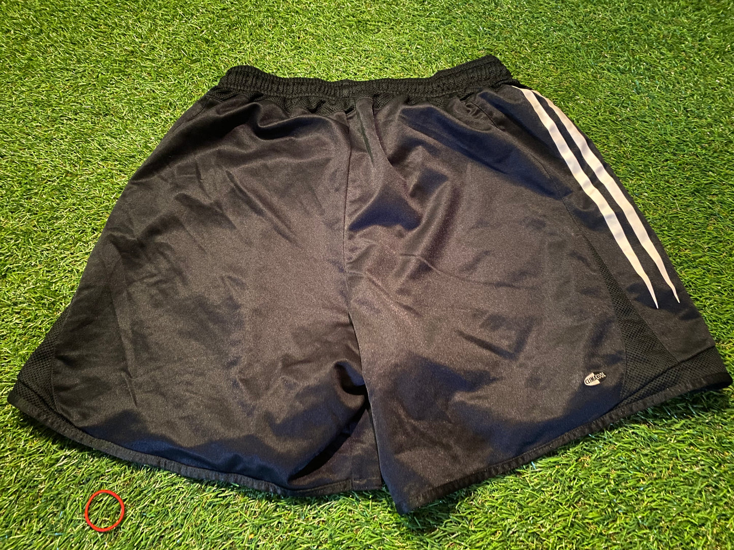 Real Madrid Spain Espana Football Medium Mans Rare Vintage Adidas 2004 Made Shorts