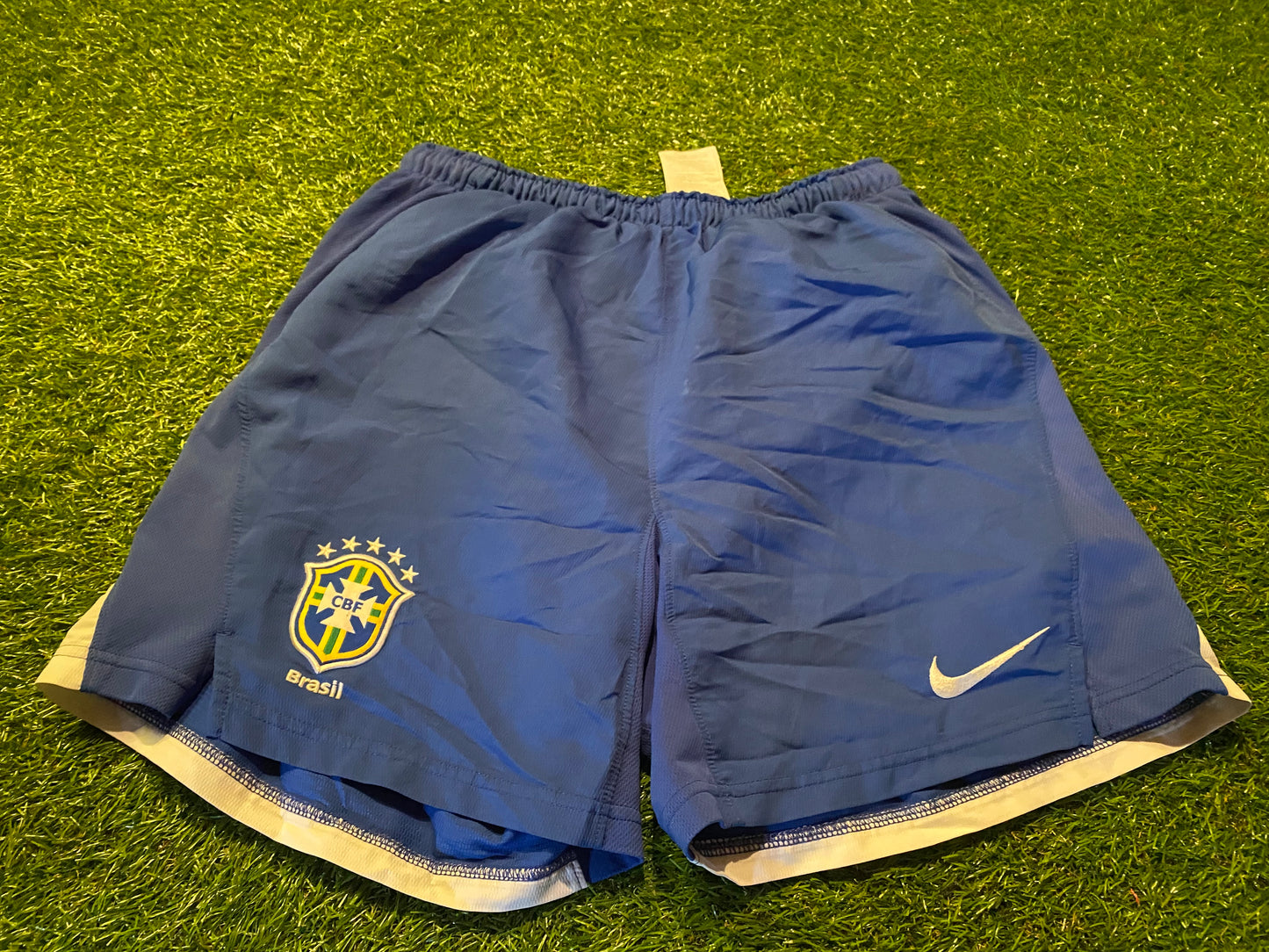 Brazil Brasil Samba Soccer Football Small Mans Nike Made Shorts