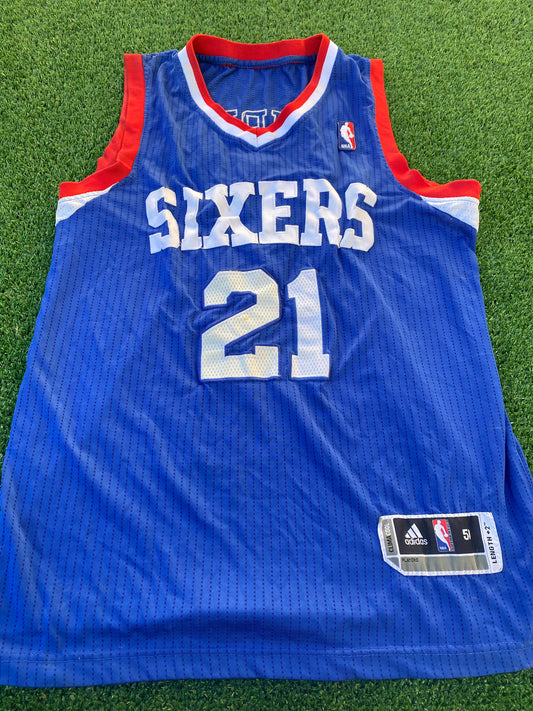 Philadelphia 76ers Sixers USA NBA Basketball Large Mans Embiid no21 Jersey