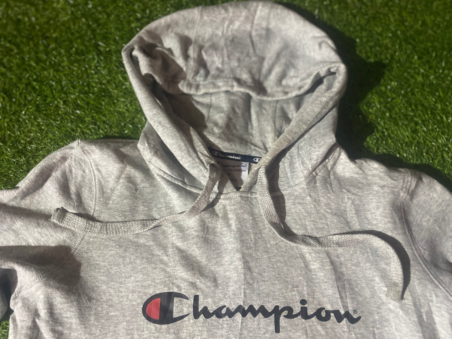 Champion Made Medium Mans Grey Lighter Hoody Hooded Top