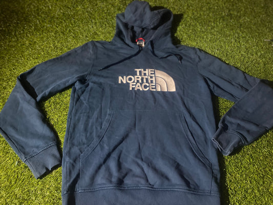 The North Face Blue Small Mans Heavier Hoody Hooded Top