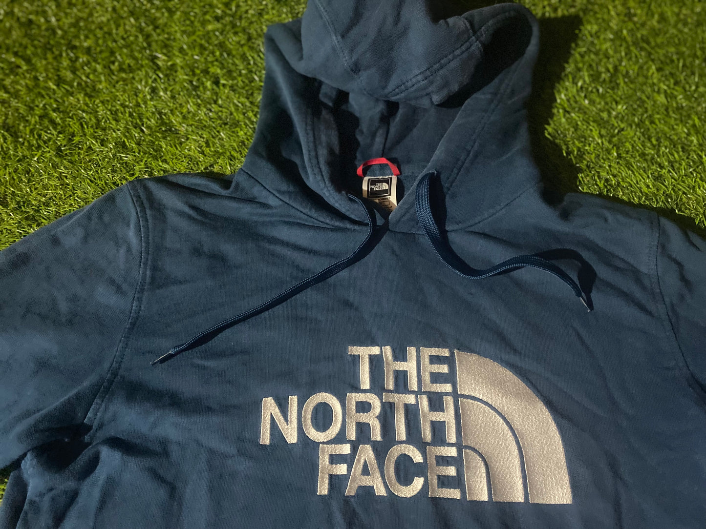 The North Face Blue Small Mans Heavier Hoody Hooded Top